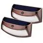Solar Lights Outdoor, xtf2015 Copper Outdoor Step Lights, Wireless Waterproof LED Solar Lights for Stair, Patio, Yard, Fence, Walkways, Outside Wall - Auto On/Off(2 Pack, Warm White ) Solar Lights Outdoor, xtf2015 Copper Outdoor Step Lights, Wireless Waterproof LED Solar Lights for Stair, Patio, Yard, Fence, Walkways, Outside Wall - Auto On/Off(2 Pack, Warm White )