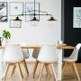 Nate 3-Light Pendant, Oil Rubbed Bronze, Clear Glass Shades,64845