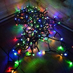 MAOKOT Solar String Lights, 8 Modes 72ft 200 LED Solar Christmas Lights, Waterproof LED Solar Powered Fairy String Lights for Garden Fence Holiday Party Decor (Multicolor)