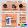 LED Stereo Anime Uzumki Naruto Figure 3D Desk Lamp, for Kids Bedroom Decor Cartoon Creative 16 Color Dimming Night Light, Best Birthday Gift Baby Old Man Sleep Bedside Lamp Lighting
