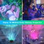 MJDUO Star Night Light Projector Ocean Wave Projector with WiFi Smart App Control Night Light Sky Projector Bluetooth Speaker for Bedroom Game Rooms Party