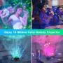 MJDUO Star Night Light Projector Ocean Wave Projector with WiFi Smart App Control Night Light Sky Projector Bluetooth Speaker for Bedroom Game Rooms Party