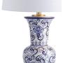 JONATHAN Y JYL5014A Leo 28.5'' Chinoiserie LED Table Lamp Classic,Cottage,Traditional,Transitional for Bedroom, Living Room, Office, College Dorm, Coffee Table, Bookcase, Blue/White