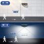 GUMGLEX Solar Motion Lights Outdoor 90LED with Electroplated Reflector, Waterproof Wireless Sensor Security Lights for Garden Backyard Fence Patio Deck - 1 Pack - Golden