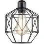 JYMTT Lighting,3 Lights Industrial Style Ceiling Island Pendant Lighting, Matte Black, Bulb Not Included