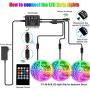 LED Lights for Bedroom 75ft, LED Lights Strip Music Sync Color Changing 5050 RGB Strip Lights APP Bluetooth Control + Remote,Utral Long LED Lights for Bedroom Room Party