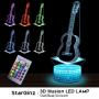 3D Night Light for Kids,3 in 1 Illusion Lamp for Home Decoration,3D Optical Illusion LED Lamps with Remote Control Bedroom Decorations Birthday,Christmas Gift Ideas for Girls Teen – Ball/Guitar