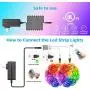 XProject 65.6 Feet Led Strip Lights, Led Lights for Bedroom, Color Changing Lights with Remote(2 Rolls of 32.8ft)