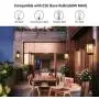 DEWENWILS Outdoor Wall Light, Clear Glass Shade, Matte Black Finish, E26 Socket, Weather Resistant Wall Sconce for Garage, Porch, Backyard, ETL Listed