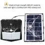YOUAU Solar Lights Outdoor, 240 LED Solar Spotlight IP65 Waterproof Outdoor Lights Security Solar 3 Sensor Modes for Yard, Garage, Front Door