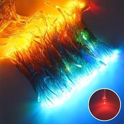 300 LED Curtain Lights, Icicle Lights Outdoor Waterproof with 8-Mode Fairy Twinkle Lights for Bedroom, Wall, Wedding, Birthday Party, Christmas Decorations (Connectable to Other Strings) (Multicolor)