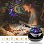 Star Projector Night Light for Kids,Baby Night Light Projector for Bedroom - with Moon Timer Remote and Music Speaker - Best Gift for Kids - Black