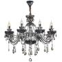 Crystal Chandelier,Chandelier for Living Room,Bedroom,Dinning Room Ceiling Chandelier Crystal Pendant Lighting Fixture (8 Lights) Package Include U Disk Installation Video