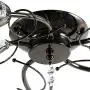 Garwarm Semi Flush Mount Ceiling Light Fixture Modern Ceiling Lamp Chandelier Pendant Light for Bedroom Dining Room Kitchen, Chrome