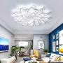 TFCFL 18 Heads LED Ceiling Light, Modern Dimmable Acrylic Chandelier Lamp Lotus Shape Pendant Light Fixture for Living Room Dining Bedroom (White) TFCFL 18 Heads LED Ceiling Light, Modern Dimmable Acrylic Chandelier Lamp Lotus Shape Pendant Light Fixture for Living Room Dining Bedroom (White)