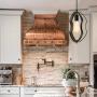Tipace Vintage Pendant Light Rustic Metal Oil Rubbed Black Finish Industrial Ceiling Hanging Light Fixture for Indoor Kitchen Island Dining Living Room Farmhouse