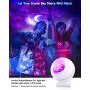 Star Projector Night Light, Galaxy Projector Lights for Bedroom Ceiling Kids Adults Party,Led Nebula Cloud/Moving Ocean Wave/Moon Starlight Projector with Remote/Voice Control,Gift for Baby Christmas