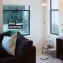 Brightech Sky Flux - Bright LED Torchiere Floor Lamp, for Your Living Room and Office - Halogen Lamp Alternative with 3 Light Options Incl. Daylight - Dimmable Modern Uplight - White