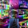 Dreamcolor LED Strip Lights, 32.8FT/10M RGBIC App Control Light Strips with Chasing Multicolor Effect, Waterproof Music Sync 5050 Led Light for Bedroom Kitchen TV Dorm Garden Party Under Cabinet