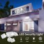 GSBLUNIE LED Security Lights Outdoor 4000LM, 42W 6000K Super Bright Motion Sensor Light, 3 Adjustable Head, IP65 Waterproof Flood Light Outdoor for Entryways, Stairs, Yard and Garage