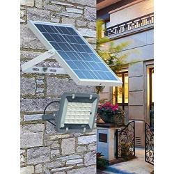 Solar Flood Light, Outdoor Dusk to Dawn Safety Light Spotlight with Remote Control, Suitable for Courtyard, Garden, Swimming Pool, Barn, Flagpole