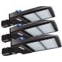 LEDMO 200W LED Parking Lot Lights Adjustable Slip Fit Mount with Dusk to Dawn Photocell Outdoor Commercial Area Lighting PI65 Waterproof 5000K 26000lm (3 Pack)