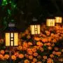GIGALUMI Solar Powered Path Lights, Solar Garden Lights Outdoor, Landscape Lighting for Lawn/Patio/Yard/Pathway/Walkway/Driveway (2 Pack)…