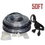 Ainfox LED Rope Light, 50FT 540 LEDs Indoor Outdoor Waterproof LED Strip Lights Decorative Lighting (50FT Warm White)