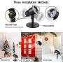 Christmas Snowflake Projector Lights Led Snowfall Show Outdoor Weatherproof Landscape Decorative Lighting for Xmas Holiday Party Wedding Garden Patio