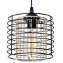 Kitchen Light Fixtures, UL Listed Pendant Lighting Gold Black Hanging Light Fixtures, Modern Metal E26 Cage Ceiling Lights Industrial Lighting for Kitchen Island Dining Room Bedroom Hallway Bar