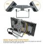 STASUN 150W LED Flood Light, 13500lm Super Bright Outdoor Security Lights with Wider Lighting Angle, 3000K Warm White, Adjustable Heads, IP65 Waterproof Outdoor Lighting for Yard, Court, Parking Lot
