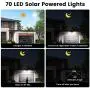 Solar Lights Outdoor Wireless Solar Motion Sensor Lights 3 Adjustable Heads 360° Wide Angle Illumination IP65 Waterproof Induction Security LED Flood Light for Yard Garage Entryway Front Door, 2 Pack Solar Lights Outdoor Wireless Solar Motion Sensor Lights 3 Adjustable Heads 360° Wide Angle Illumination IP65 Waterproof Induction Security LED Flood Light for Yard Garage Entryway Front Door, 2 Pack