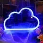 Blue Cloud Light Neon Signs Neon Lights for Wall Decor,USB or Battery LED Signs for Bedroom, Decorative Neon Light Sign for Christmas,Birthday Party, Living Room, Girls,Kids Room