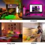 Smart LED Strip Lights 65.6ft, WiFi Lights Strip Music Sync Tape Lights with Color Changing RGB Strips LED Bedroom Lights Works with Android and iOS,Google Home and Alexa