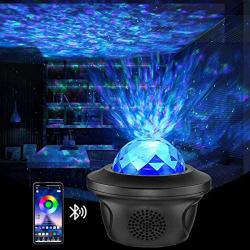 Laser Star Projector,Star Projector Night Light with Bluetooth Speaker 3 in 1 Sound Control Led Night Light Mini Galaxy ProjectorChristmas Best Gift for Kids Adults