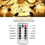 Patio String Lights Led Waterproof - IELECMG 32.8FT 32 Bulbs(2 Spare) G40 Globe String Lights -Led String Lights Outdoor Dimmable Decorative Lighting Remote Control for Garden Wedding Christmas Party