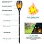 TomCare Solar Lights New Version Flickering Flame Solar Torches Lights Waterproof Outdoor Lighting Solar Powered Pathway Lights Landscape Decoration Lighting Auto On/Off for Garden Patio Yard