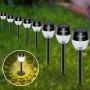 Solar Outdoor Lights Pathway, Solar Garden Light, Waterproof Sun Powered Landscape Lighting Kit for Yard, Lawn, Patio 8 Pack