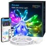 Govee 16.4ft Color Changing LED Strip Lights, Bluetooth LED Lights with App Control, Remote, Control Box, 64 Scenes and Music Sync Lights for Bedroom, Room, Kitchen, Party