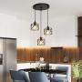 UOFUS Pendant Lighting Cluster Lights for Kitchen Island Lights Dining Room Lighting Fixture Hanging Chandelier Adjusable