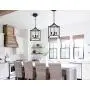 3-Light Black Farmhouse Pendant Lighting Fixture Square Industrial Chandelier Loft Ceiling Light for Kitchen Dining Room Bedroom Foyer 3-Light Black Farmhouse Pendant Lighting Fixture Square Industrial Chandelier Loft Ceiling Light for Kitchen Dining Room Bedroom Foyer