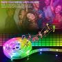 MELEGAN Led Strip Lights 49.2ft RGB Led Lights for Bedroom