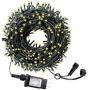 HYH Christmas String Lights 105Ft 300 LEDs with UL Certified End-to-End Expandable Plug, 8 Modes Waterproof Outdoor Indoor Fairy String Lights for Party, Christmas Tree, Holiday Decoration(Warm White)