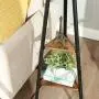 VASAGLE Floor Lamp with Shelves, Standing Reading Lamp with LED Bulb and Lamp Shade, for Living Room, Bedroom, Metal Legs, Rustic Brown ULFL15BX VASAGLE Floor Lamp with Shelves, Standing Reading Lamp with LED Bulb and Lamp Shade, for Living Room, Bedroom, Metal Legs, Rustic Brown ULFL15BX