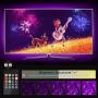 HRDJ Led Strip Lights 32.8ft Rgb Led Light Strip Music Sync Color Changing Rope Lights Smd 3528 with Remote Led Lights for Bedroom, Kitchen, Home