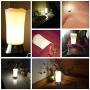 ZEEFO Table Lamps / Indoor Motion Sensor LED Night Light, Portable Retro Battery Powered Light for Bedroom, Bathroom, Babyroom, Dining and Reading