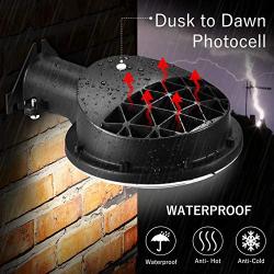 DuuToo - LightPRO 100W 13800LM LED Barn Light Dusk to Dawn Outdoor Area Lights with Photocell (1000W Incandescent Equiv.) 5000K Daylight IP65 Waterproof ETL&DLC Listed for Yard Street Flood Lights