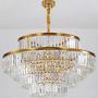 Modern Crystal Chandelier Ceiling Light, EternalUS Chandelier Pendant Lighting, Luxury Chandelier Light Fixture For Kitchen Bedroom Dining Room Living Room, Dia 24 Inch