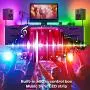 QJB Bluetooth Led Strip Lights - RGB 5050 Led Music Sync Color Changing Lights, App Controlled - for TV, Bedroom Decoration(19.68ft/6M)