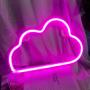 LED Neon Signs for Wall Decor,USB or Battery Decor Light,Neon Light for Bedroom,LED Neon Decorative Lights for Christmas,Party,Girls Living Room (Pink)